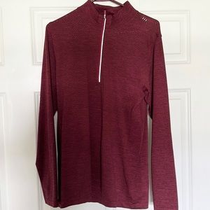 Lululemon Mid-weight metal vent half zip